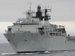HMS Bulkwark – Landing platform dock