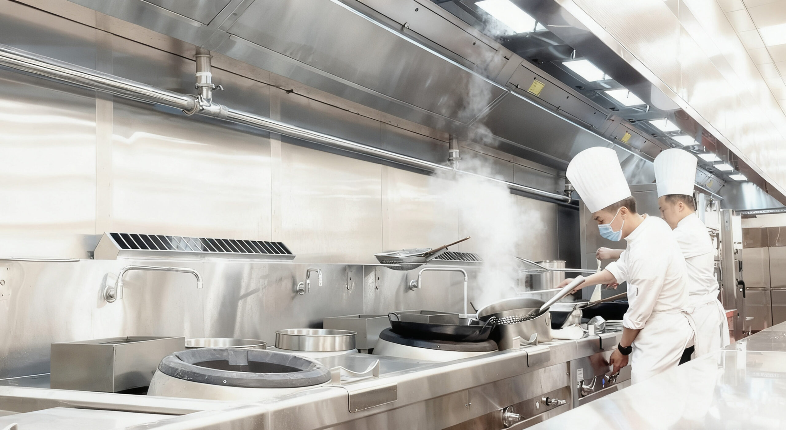 浩盾酒店UV烟罩：核心技术破解酒店中式厨房油烟难题