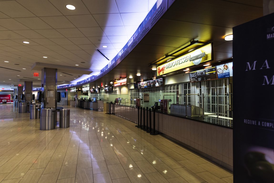 Common area in a Stadium