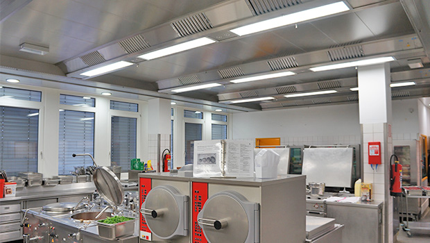 BGR has chosen Halton Solutions for the ventilation of their kitchen