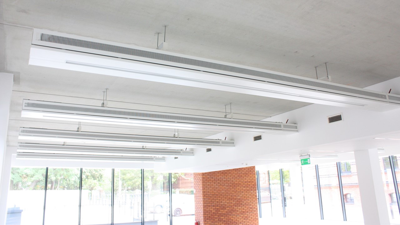 energy efficient beams in UBIQ offices