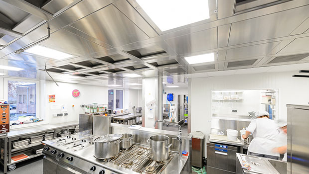 Home Schervier Embourg has chosen Halton Solutions for the ventilation of their kitchen