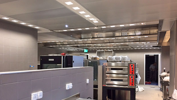 AVS Geneva has chosen Halton Solutions for the ventilation of their kitchen
