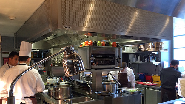 Royal Savoy Lausanne has chosen Halton Solutions for the ventilation of their kitchen