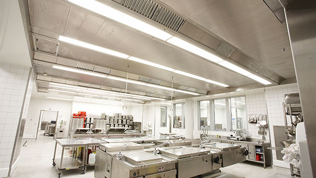 Infineon Technologies München has chosen Halton Solutions for the ventilation of their kitchen