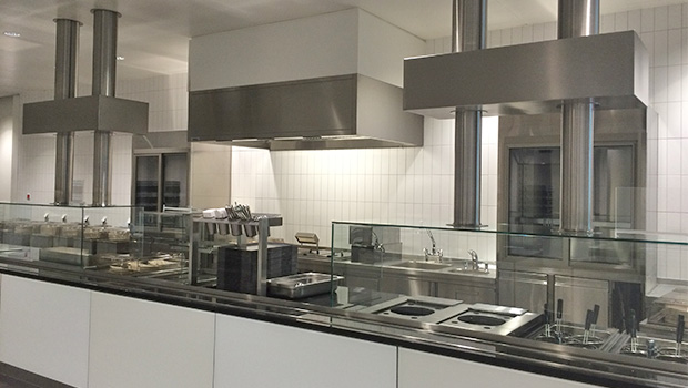 Kuka Augsburg has chosen Halton Solutions for the ventilation of their kitchen