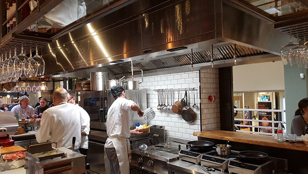 Lyngby Storecenter Copenhagen has chosen Halton Solutions for the ventilation of their kitchen