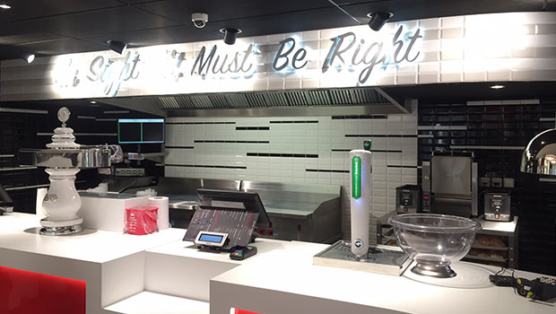 Steak n Shake Paris has chosen Halton Solutions for the ventilation of their kitchen