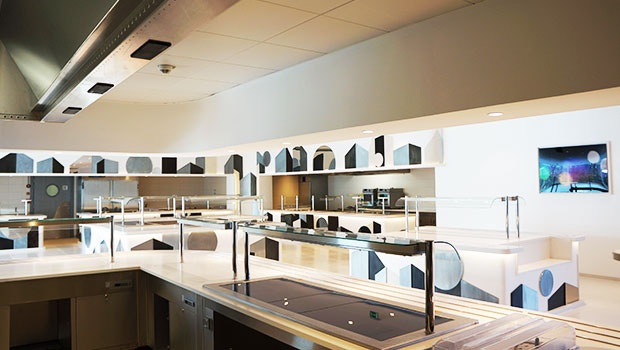 West Plaza Colombes has chosen Halton Solutions for the ventilation of their kitchen