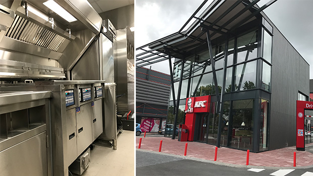 KFC Leeuwarden has chosen Halton Solutions for the ventilation of their kitchen