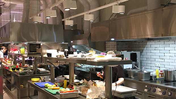 The Old Man and the Sea Moscow has chosen Halton Solutions for the ventilation of their kitchen