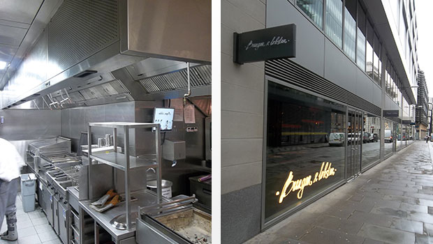 Burger & Lobster London has chosen Halton Solutions for the ventilation of their kitchen