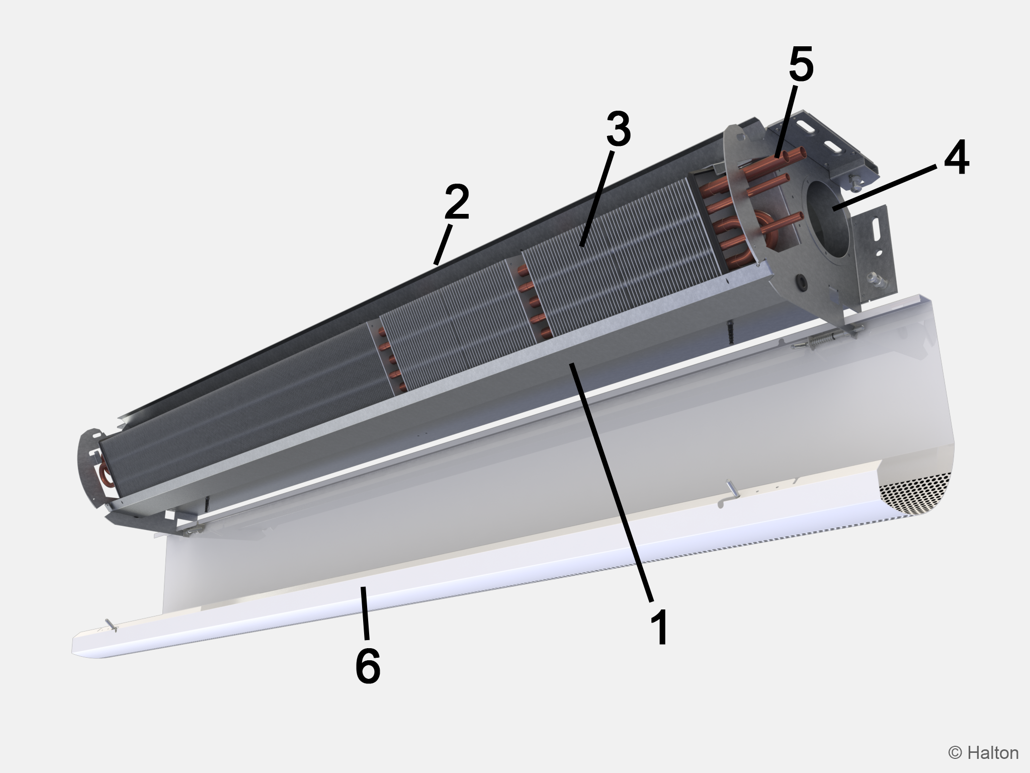 Servicing of the Halton CaBeam Chilled Beam for Exposed Installation