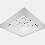 horisontal conical diffuser