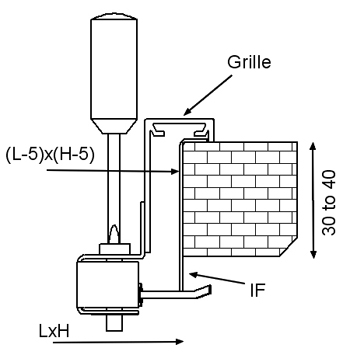 Grille d'aération en fonte d'aluminium 100mm, 125mm, 150mm - growland.