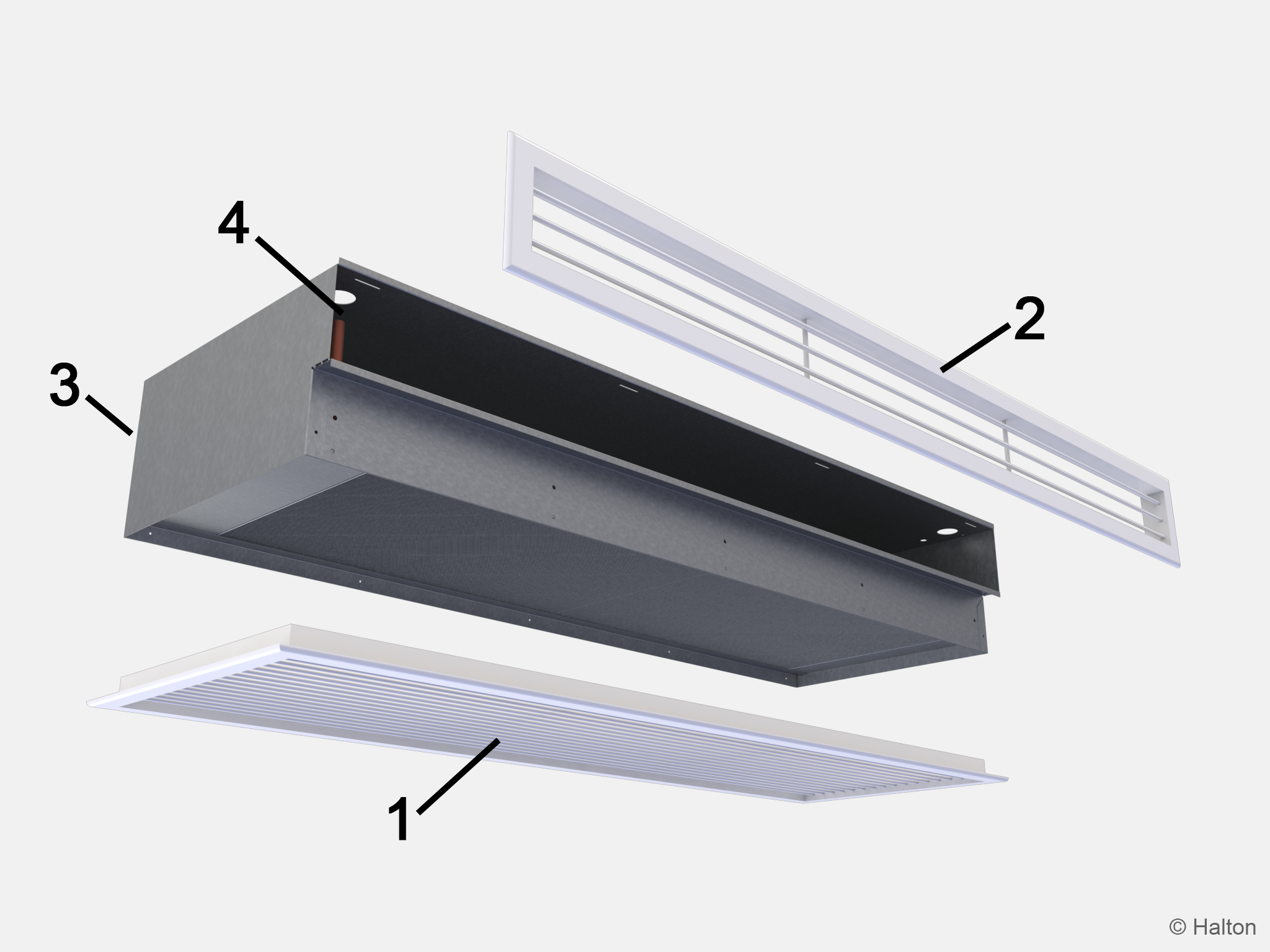 Servicing of the Halton CaBeam Chilled Beam for Integrated Installation