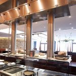 JES design kitchen hood with Jet Extraction System