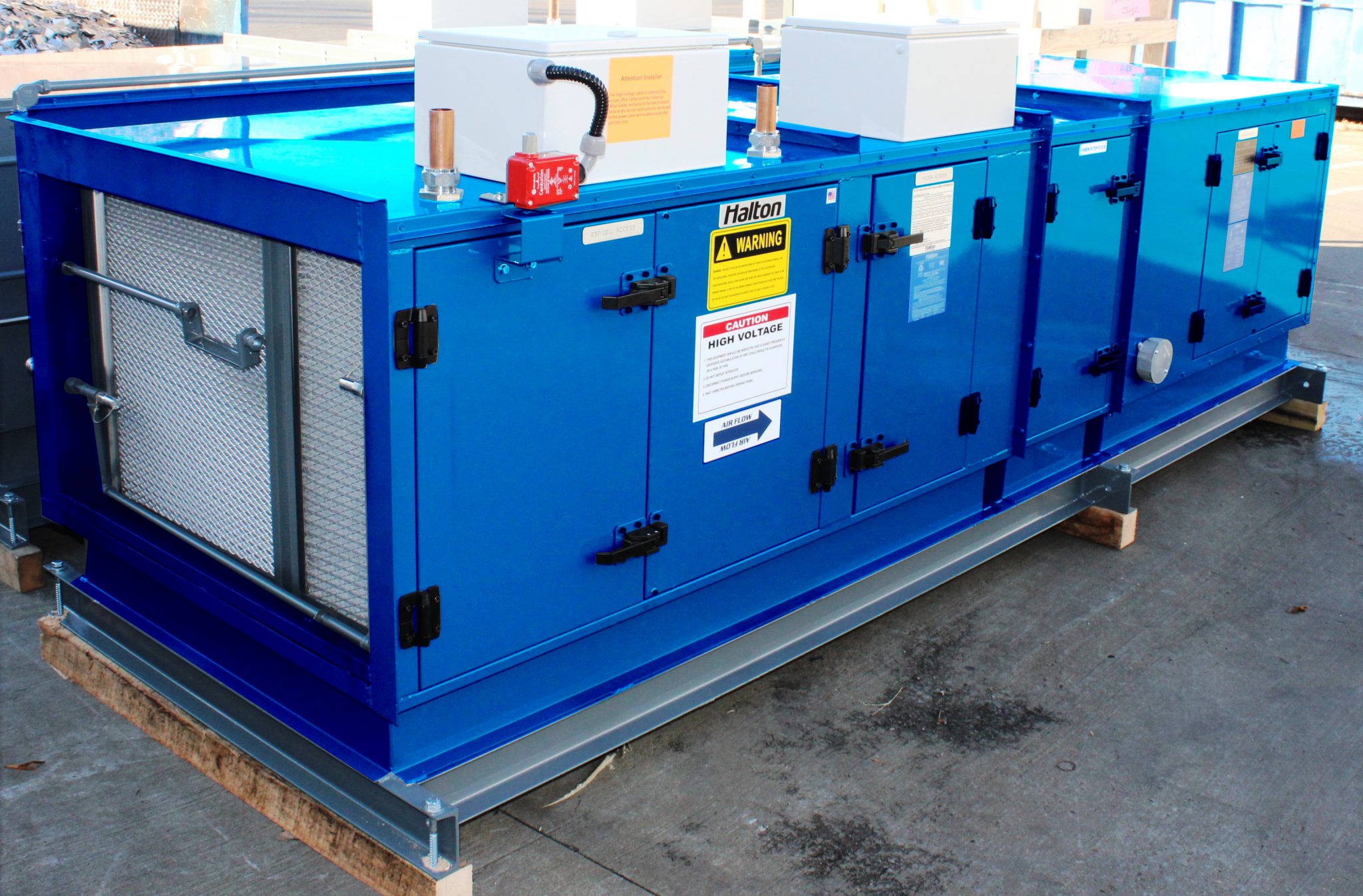 Modular Pollution Control Unit for Commercial Kitchen Ventilation Halton