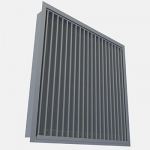 External louvre for air intake Halton USL