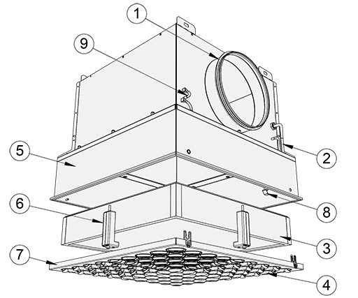 Ventilateur air chaud FREEPOINT- 4D145198010