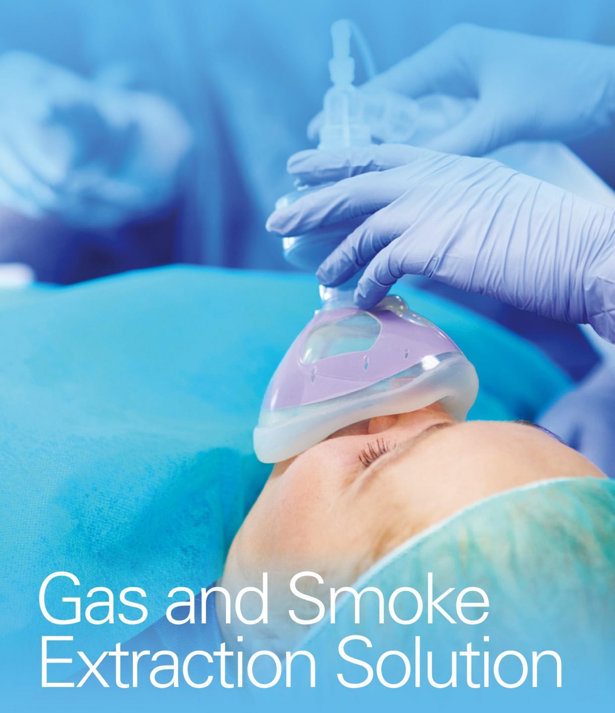 Gas and smoke extraction in hospital OR's and in delivery rooms.