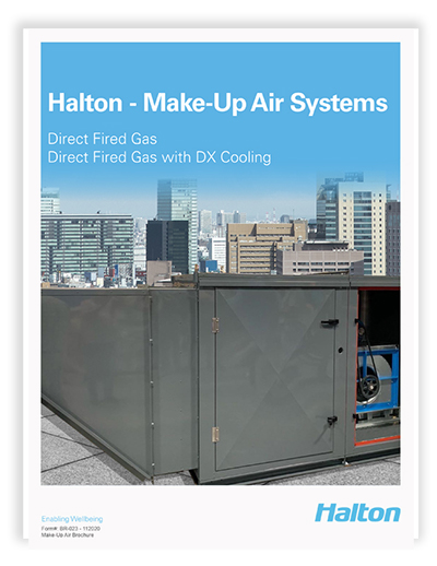 Downloads Halton's Brochure for Make-Up Air Units