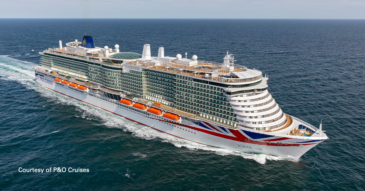 P&O Cruises’ new cruise ship MS Iona is equipped with Halton Marine’s