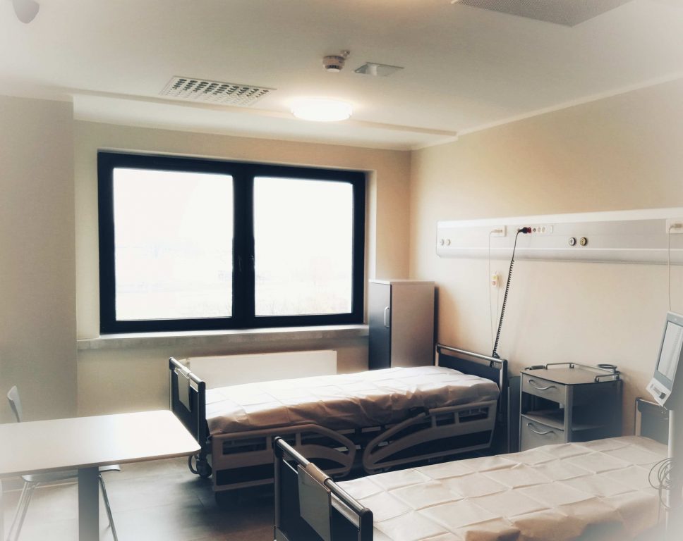 Isolation room with Halton Vita Iso solution at Maria Sklodowska-Curie Memorial Cancer Center and Institute of Oncology in Poland
