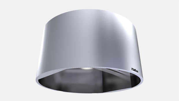 Capture Jet KVR Round Island Exhaust Hood - ETL Listed - Halton