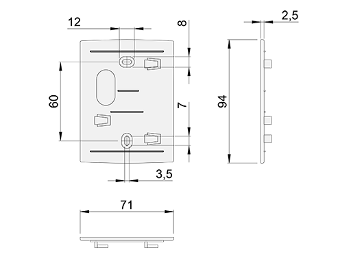 HTP platform dimensions