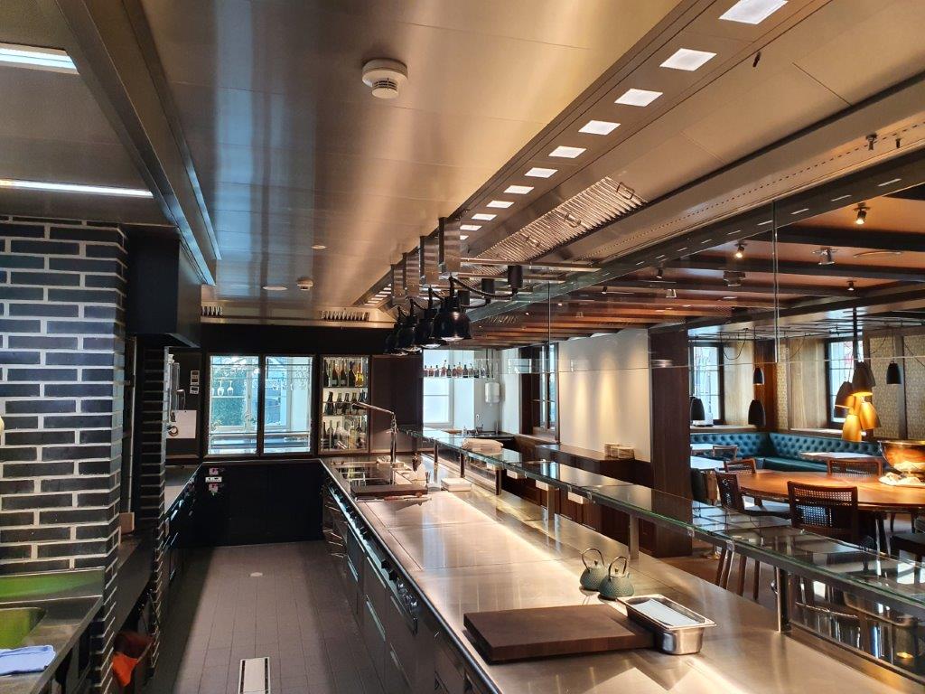 Hotel Caspar has chosen Halton Solutions for the ventilation of their kitchen